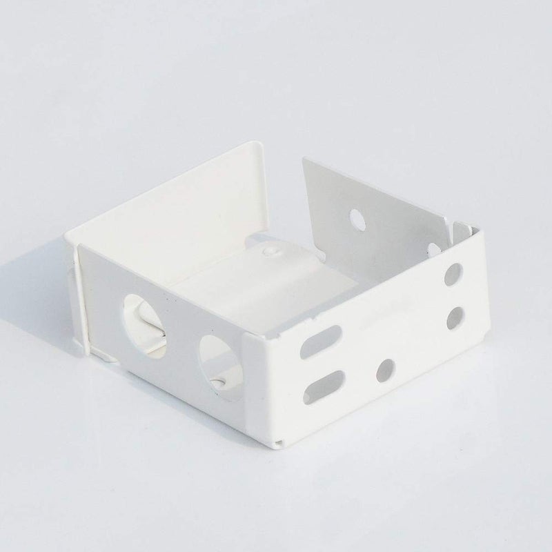 Cutelec 2pcs Box Mounting Bracket for High Profile Blinds 2inch White Color Window Blinds Headrail Holder Bracket - Image 5
